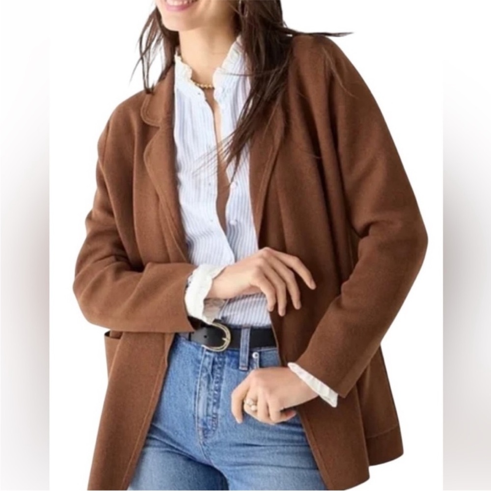 J.Crew Sophie open front sweater blazer. Size S.